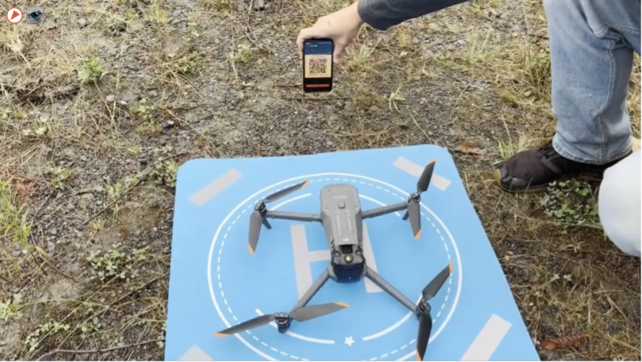 CalTopo QR code drone scan