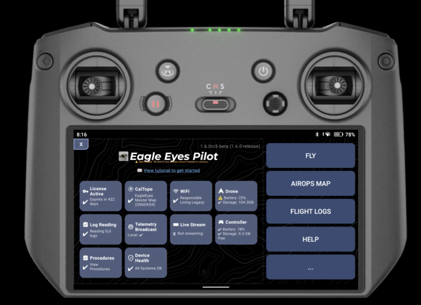 Eagle Eyes Pilot 1.6.0 Beta Release