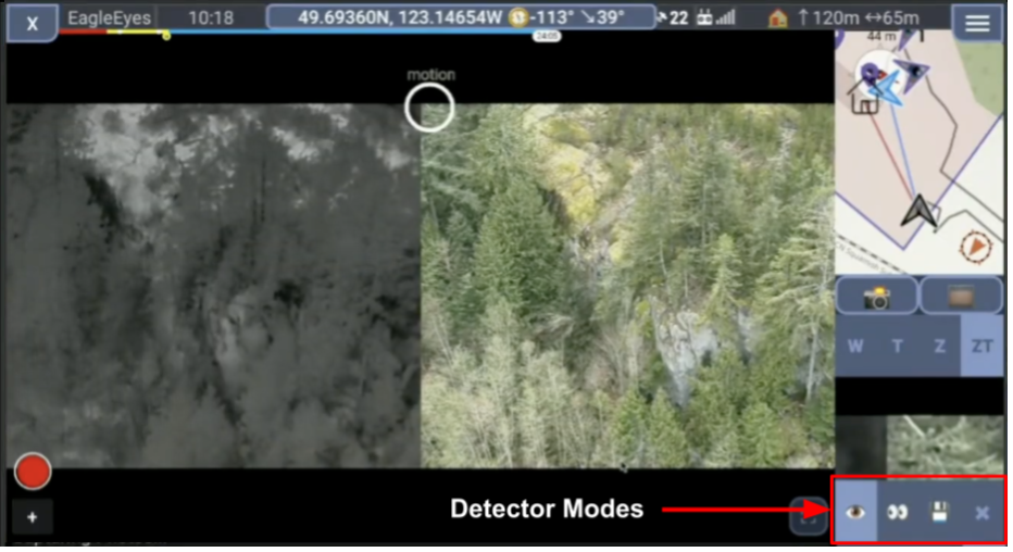 Detector Modes