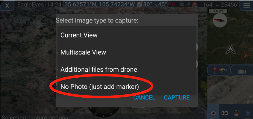 Dialog with dropdown selection