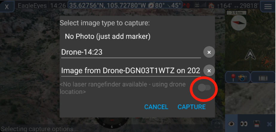 Laser rangefinder options