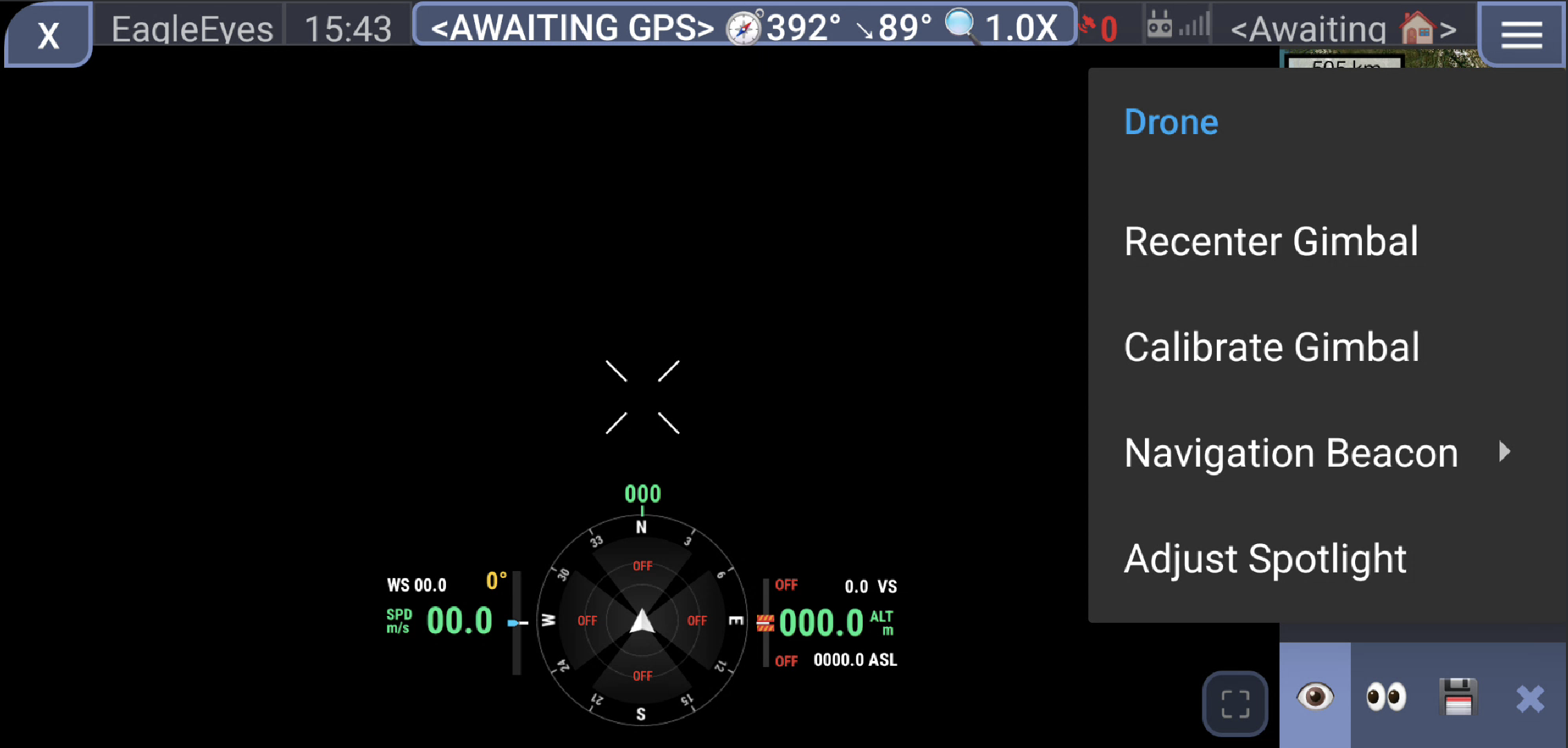 Gimbal and drone options
