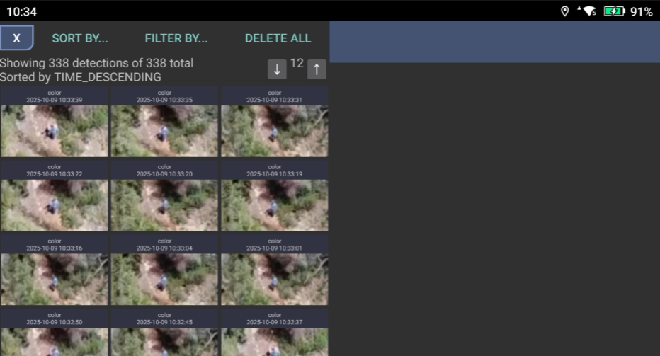 RC EE Pilot detections page